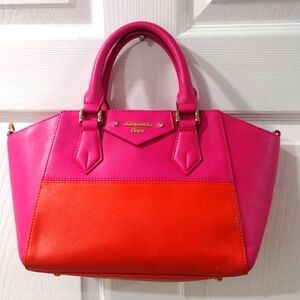 Pink and Orange Shoulder Bag